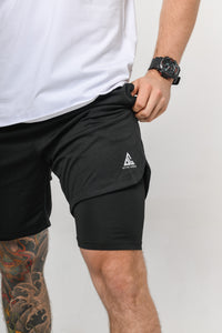 2 in 1 gym shorts 